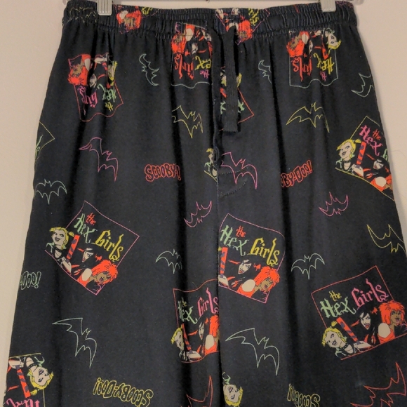 Hot Topic Other - Hot Topic Scooby Doo Pajama Pants Womens Small Hex Girls Black Sleepwear Soft